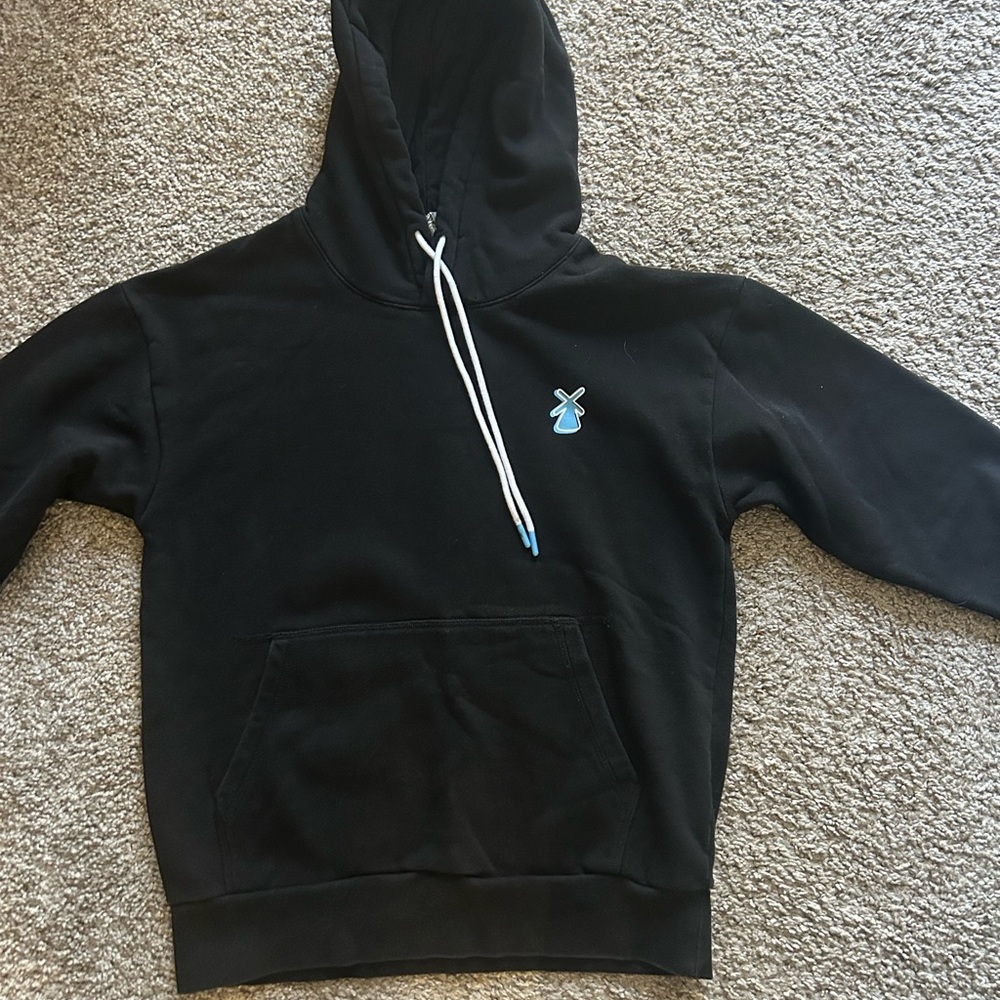 Dutch Bros Black Hoodie with Blue Logo